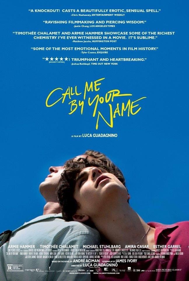 Call me By Your Name  <br>    James Ivory'nin Andre Aciman'n ayn isimli romanndan uyarlad, getiimiz yln en ok dl kazanan filmlerinden Call Me By Your Name (Beni Adnla ar) Trkiye'de 23 ubatta vizyona girecek.
