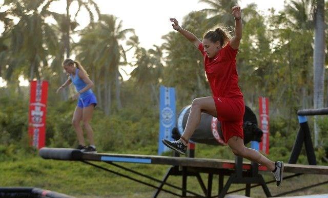 Kadnlarda ise Survivor Trkiye&#8217;den Damla, Survivor Yunanistan&#8217;dan Katerina ve Survivor Romanya&#8217;dan Larisa kar karya geldi.<p>      Mcadeleyi son mata Damla&#8217;y yenen Larisa kazand.