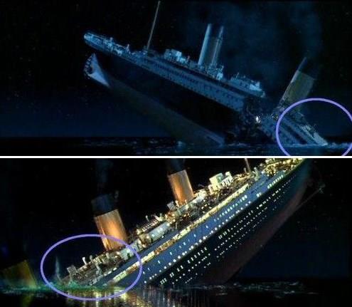 Titanic  -  Geminin baz paralar yok oluyor.