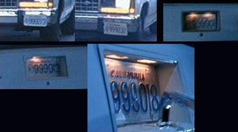 Terminatr 2    Ayn otomobilde farkl plakalar var.