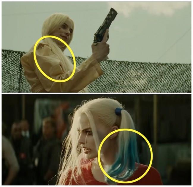 Gerek Ktler (Suicide Squad)    Harley ayn anda hem silahn seip hem kyafetini deitirip hem de san boyama yeteneine sahip biri olarak seyirci karsnda.