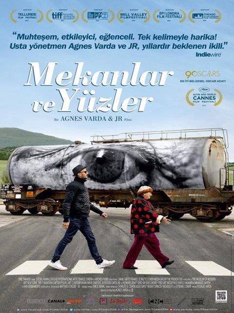 7) MEKANLAR VE YZLER:<p>   Cannes Film Festivali'nde prmiyeri gerekletirilen belgesel film 'Mekanlar ve Yzler', duayen sinemac Agnes Varda ile fotoraf sanats JR'n, Fransa krsalnda ktklar geziyi odana alyor.