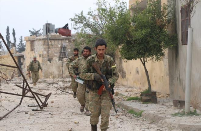 Beldelerdeki sivilleri de canl kalkan yapabilmek iin ile merkezine tamt.