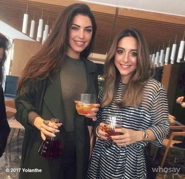 Eski Galatasarayl Wesley Sneijder'in ei Yolanthe Cabau ve Mina Baaran...