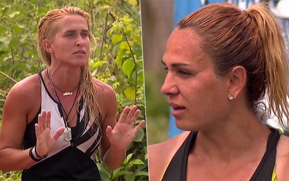 SURVVOR'DA BYK KRZ: Ada oyunu sonras aklamalarda bulunan Nagihan Karadere ve Sema Aydemir, mit Karan ile Nihat Doan bata olmak zere All Star takm yarmaclar arasnda ok sert bir ekilde szl tartma yaand.