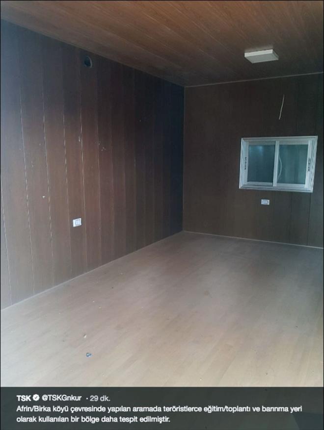 TSK'nin sosyal medya hesabndan blgeye ait fotoraflar da paylald.