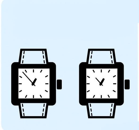 Bu resimdeki saatlerden biri oyuncak. Sadece dikkatli gzler hangisi olduunu zebilir.