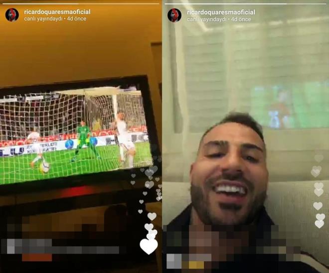 Quaresma'nn verdii bu grnt, bir anda sosyal medyada gndeme oturdu.