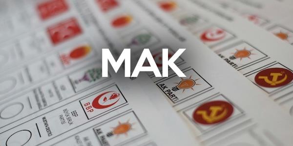 MAK: Ankete gre Cumhurbakanl seimleri sonular :