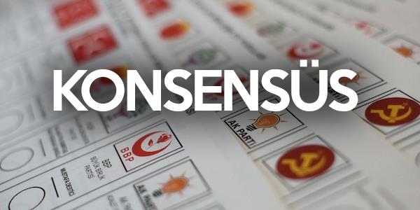 KONSENSS: Kamuoyu aratrma irketi Konsensus, geen ocak aynda yapt ve sonularn Fatih Altayl&#8217;nn Habertrk&#8217;teki kesinde aktard ankete gre katlmclarn &#8220;lk genel seimde hangi partiye oy vereceksiniz?&#8221; sorusuna verdii yantlar u ekilde: