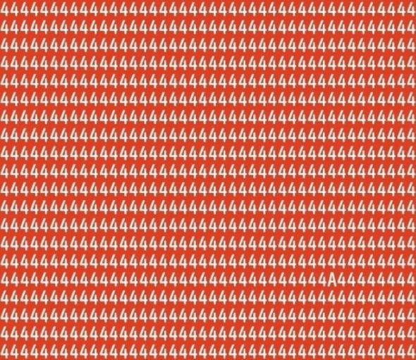 Resimde yer alan 4'lerin arasndan A'y bulun.