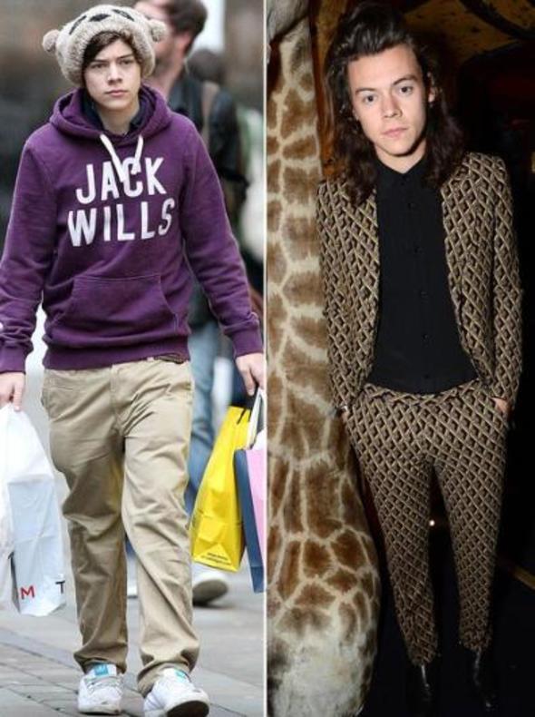 Harry Styles da sradan bir delikanldan milyonlarca hayrannn ban dndren bir yldza dnt.