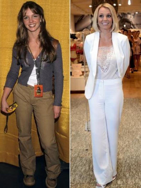 Britney Spears kariyerinin ilk yllarndan bu yana ok deiti.