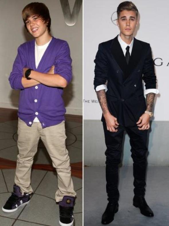Justin Bieber' da giyimiyle, sa ekliyle tamamen deiti.