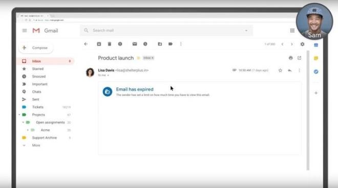 Kendi kendini yok edecek bu tr e-postalardan alc da haberdar ediliyor ve silindii zaman yukardaki ekran grnts kalyor. (Hrriyet)