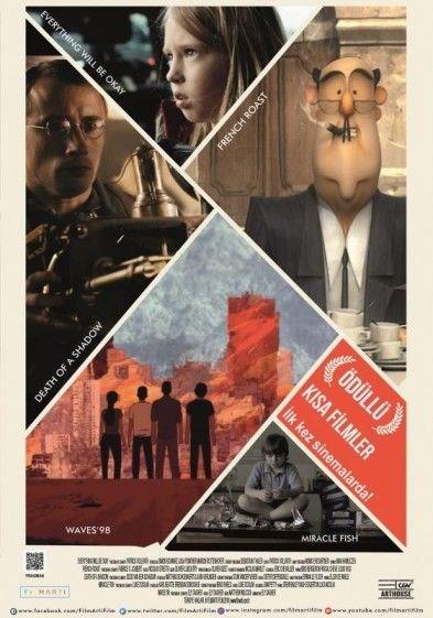 dll Ksa Filmler  <br>  Oscar aday olmu, Venedik, Berlin ve Cannes'ten dlle dnm ksa filmlerden 5'ini sinemada izleyeceksiniz. Bence haftann en ideal ii, bir bilet alp, ksa filmlerin byl dnyasndan ieri girmektir. Az szle ok ey anlatmak, en iyisidir. Death of a Shadow, Waves' 89, Miracle Fish, Everything Will Be Okay, French Roast... Baylacaksnz.