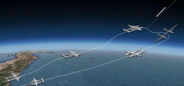 Saatte 75 kilometre hza ulaan dev uak, kalk ncesinde nemli bir basama daha geride brakmt.