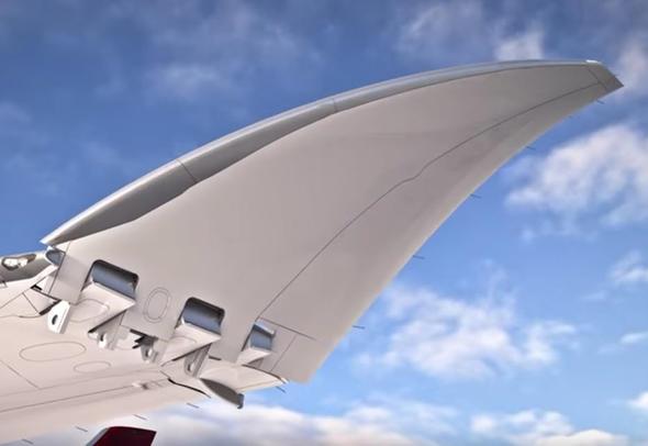 Bu da uan pistteyken daha ksa kanat akl sayesinde daha rahat manevralar yapmasn salayacak.