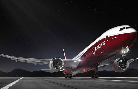 Yeni kanatlar, Boeing&#8216;in dier kanatlarda kulland metalden daha gl ve daha hafif olan karbon fiber kompozitlerden retildi.