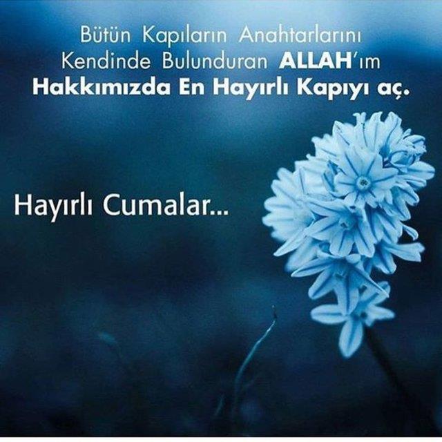 Umutsuz kaplar vardr almaz, Rabbimin kaps byktr, kapanmaz. Sen umudunu kaybetme Rabbim kulunu brakmaz. Hayrl Cumalar.