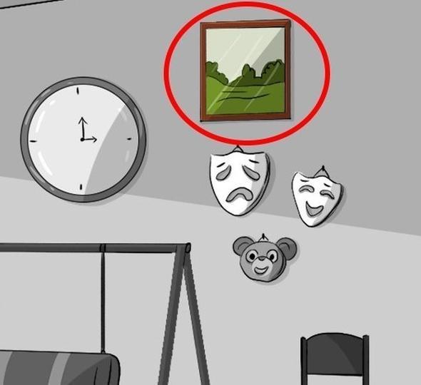 Resim. Akli dengeyi ve temiz zihini sembolize ediyor.