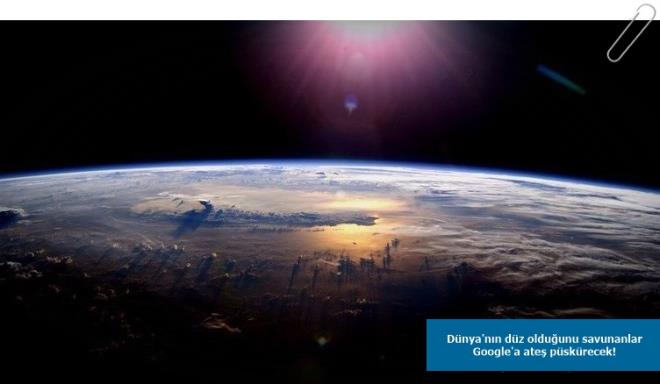 Bilimsel bir altyaps olmamasna ramen son yllarn en ok konuulan iddialarndan biri olan "dz dnya" akm bir kez daha gndemde. Zira Google bu akma mensup olanlar kzdracak bir adm att.