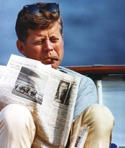 Başkan John F. Kennedy, yirmi dakikada dört gazete okuyabilirdi.