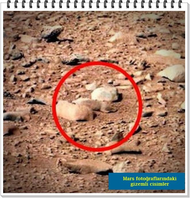 Her ne kadar bilim adamlar bunlarn birer kaya paras olduunu dile getirse de fotoraf grenler NASA'nn kendilerinden gerekleri gizlediini dnyor.