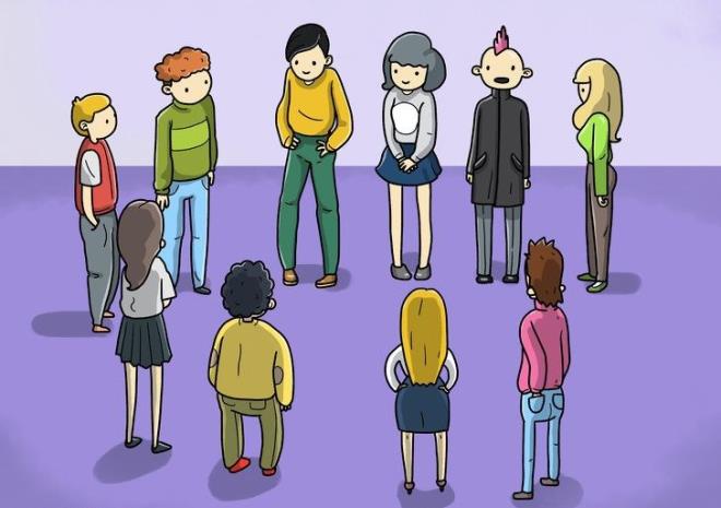 Bir odada toplam 10 kii var ve hepsi hem birbirini hem de btn oday grebilecek ekilde duruyor. Bu odaya bir elma koyacaksnz. Bu elmay 9 kii grebilecek sadece 1 kii gremeyecek. Elmay nereye koyardnz?