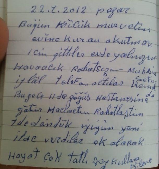 "O tarihten sonra da hastaland ve pankreas kanseri oldu. Ardndan da anneannemin lmnden 2 yl sonra da dedemi pankreas kanserinden kaybettik" diye konutu."