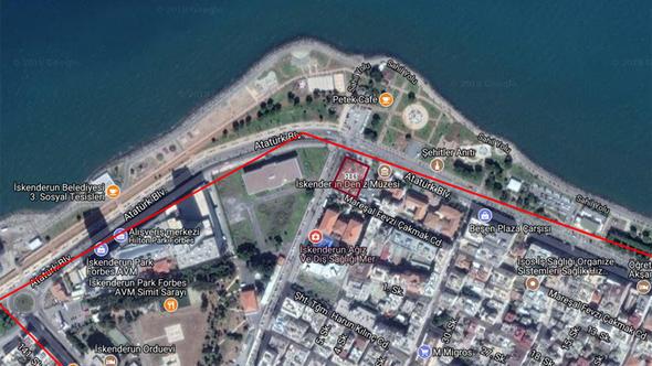 HATAY SKENDERUN 3. MINTIKA'DA    Toplam Alan 2.434 m    MUHAMMEN BEDEL: 17.410.400 TL