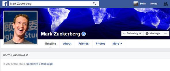 Adres ubuunda Facebook.com'un yanna /4' eklediinizde direkt olarak Mark Zuckerberg'in profiline gidiyorsunuz. Ayn ekilde /5 ve /6'da yine Facebook'un kurucular ve Mark Zuckerberg'in Harvard'dan oda arkadalar Chris Hughes ve Dustin Moskovitz'in profillerine ynlendiriyor.