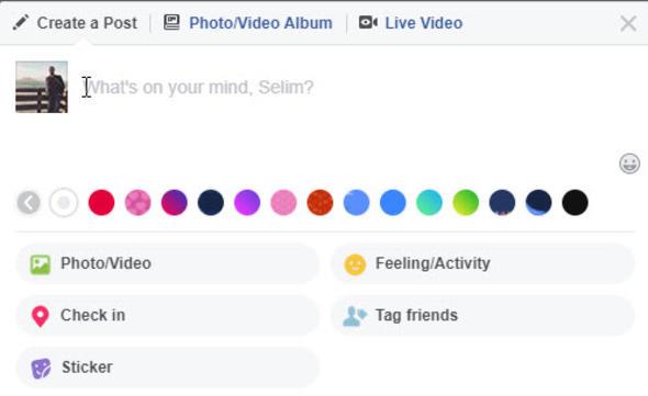 Facebook'ta ileti yazdktan sonra paylamadan silseniz bile Facebook'un bu metinleri kaydettii biliniyor.