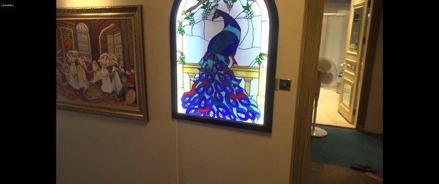 Adnan Oktar'n skdar'daki villasnn ii operasyon sonras byle fotorafland.