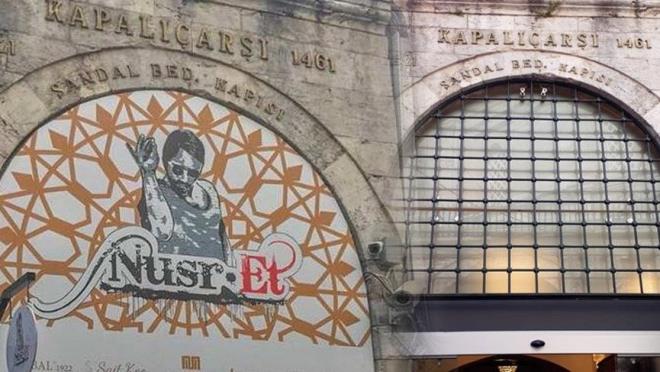 stanbul l Kltr ve Turizm Mdr Cokun Ylmaz, sosyal medyada ok tepki eken Kapalar&#8217;nn &#8216;Sandal Bedastan Kaps&#8217;na aslan Nusr-Et lokantasna ait tabelann kaldrldn ve ceza kesildiini aklad.
