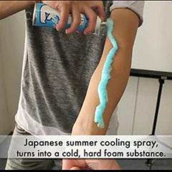 Scak havalarda serinlemek iin gelitirilen jel...