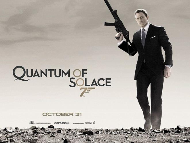 <p>13. Quantum of Solace (2008)</p>  <p>  ABD gie haslat: 168,368,427 milyon dolar</p>  <p>  Al haftas gie haslat: 67,528,882 milyon dolar</p>  <p>  IMDb Puan: 6.6</p>