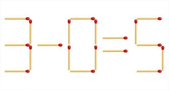 ki tane kibrit p eklyerek eitlii doru hale getirin.