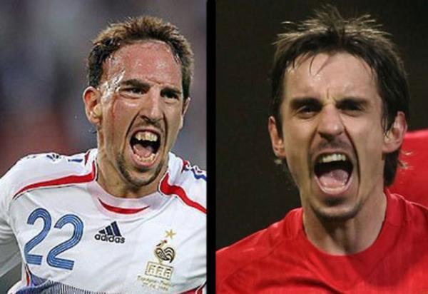 FRANK RIBERY - GARY NEVILLE
