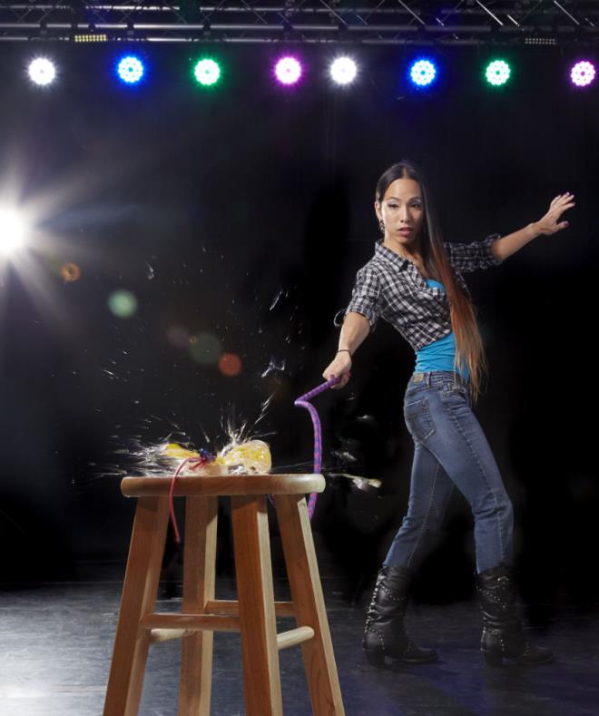 14. 30 saniyede krbala en ok yumurta krarak baka bir farkl rekora imza atan April Choi.