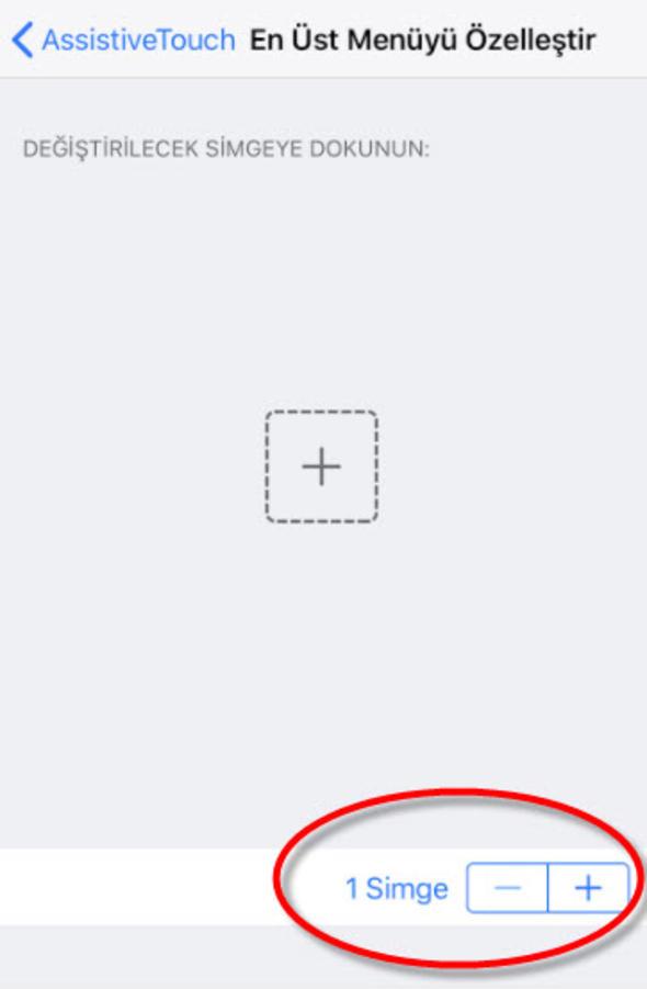 zel simgesine basp Ana Ekran seeneini sein...