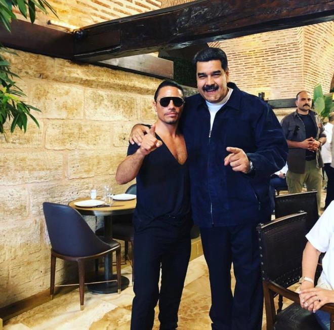 Maduro, Venezuela devlet televizyonuna yapt aklama ile Nusret hakknda, "nl bir restorana gittik, Nusret. Buradan Nusret'e selamlarm yolluyorum. Bizzat kendisi de orada hazr bulundu. Sohbet ettik, iyi vakit geirdik. ok sempatik bir adam. Neeli ve Venezuela'y seviyor. Bana defalarca, "Venezuela'y takdir ediyorum" dedi. Buradan Trkiye'ye, kendisine selamlarm yolluyorum" ifadelerini kulland.