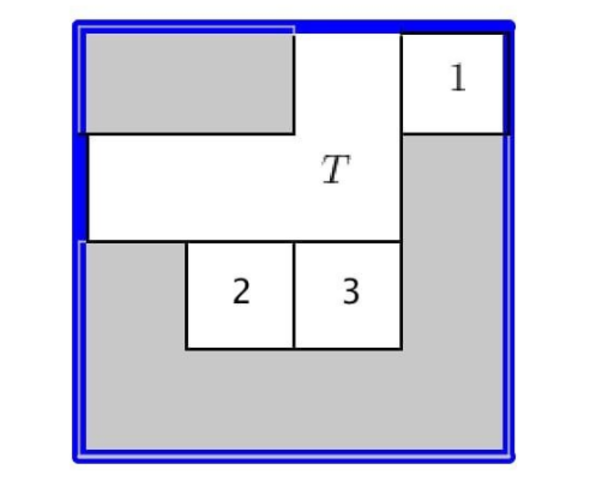 Burada yapmanz gerekenler:    1- 1 numaray sol at keye getirin.    2- T'yi saa geirin.    3- 2 numaray sol st keye ekin.    4- 3 numaray 2'nin altna geirin.    5- Son olarak T'yi sa alt keye kaydrn.