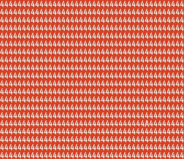 Resimde yer alan 4'lerin arasndan A'y bulun.