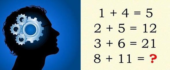 BRNC ZM  <br>  4 ile 1'i toplayn: 5<br>    2 ile 5'i toplayn.:7 Ardndan ilk ileminin sonucu olan 5'i 7 ile toplayn:12<br>    Ayn ilemi dier admlarda tekrar ettirin. 3+6=9+12=21<br>    Sonu: 8+11=19+21= 40