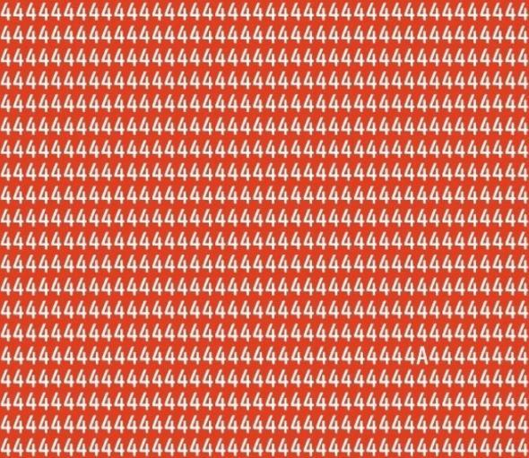 Resimde yer alan 4'lerin arasndan A'y bulun.