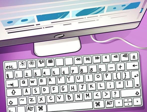 Klavyede 2 tane 8 rakam