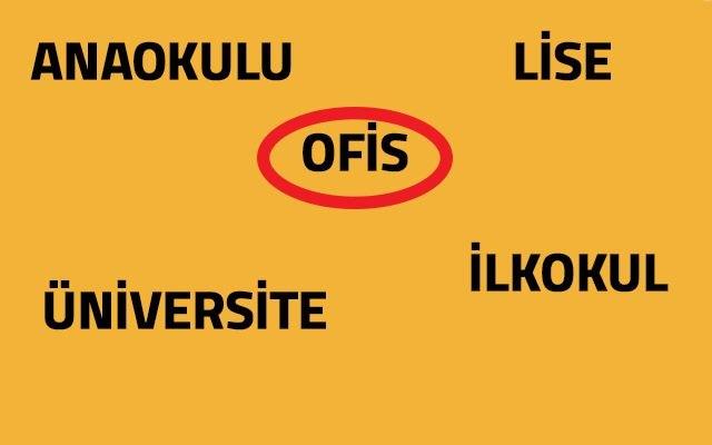 5. Dier kelimeler eitime referans verirken daire iindeki kelime dierlerinden farkl olarak i hayatn artrr.