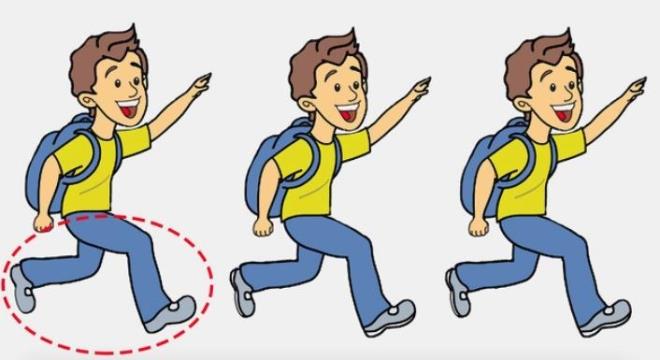 8. lk resimdeki ocuun ayakkabasnn taban yoktur.