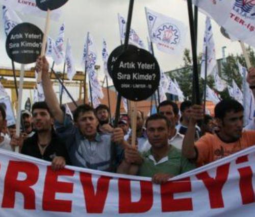 Trkiye&#8217;de ilk grevler 1872 ylnda balad.